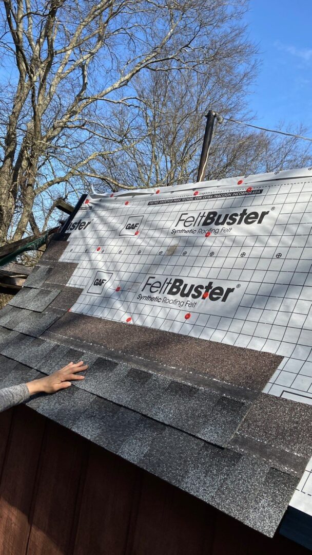 Synthetic felt provides superior underlayment protection for a roofing system