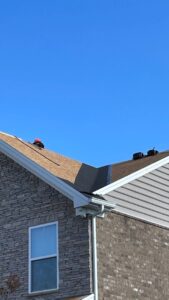Nashville roofing company installed ice and water shield in valleys of roof