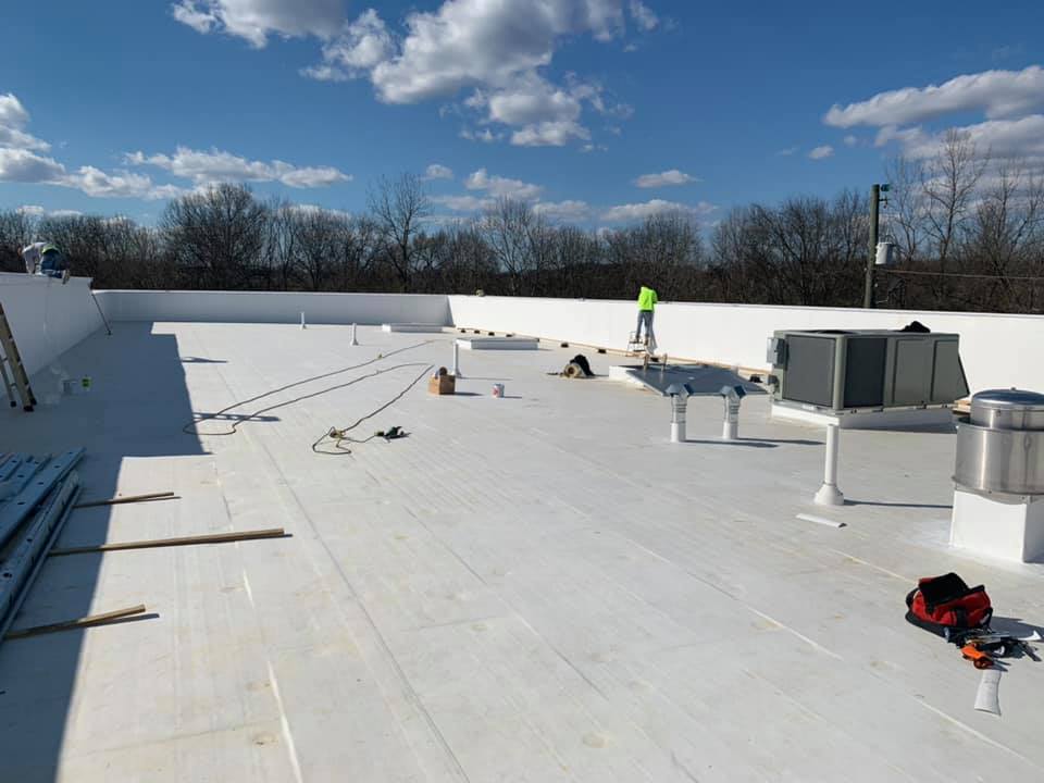 Flat Commercial Roofing New Construction