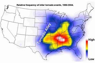 TN Tornado Alley - MidSouth Construction LLC TN is prone to hail storms because of it's location referred to as Tornado Alley
