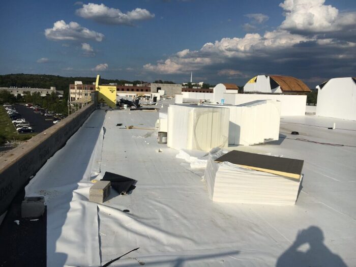 New Construction Commercial Roof Installation
