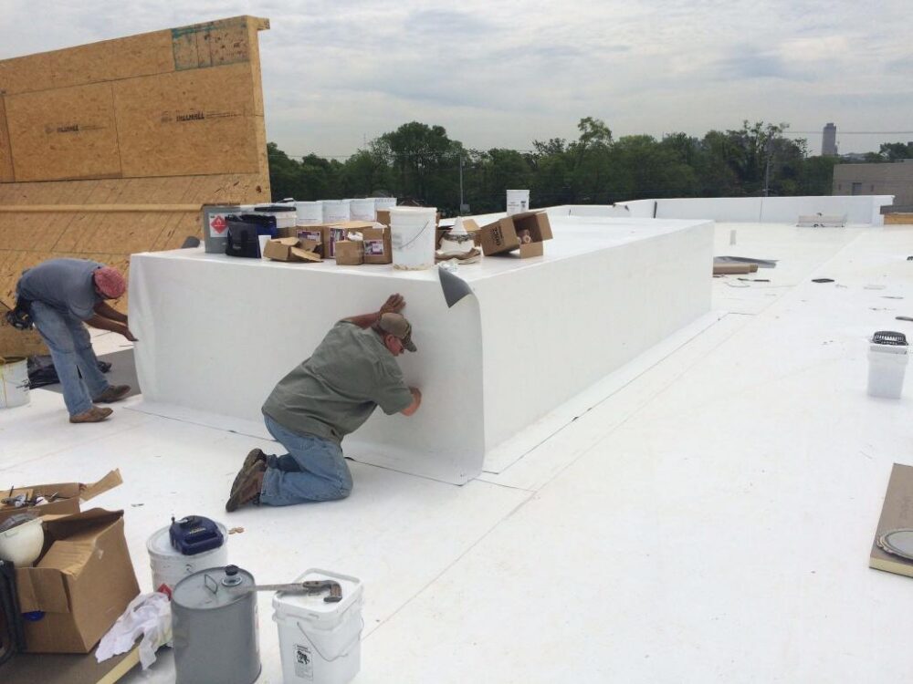 Commercial roof tp roofing