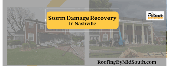 Nashville Roofing Contractors Image of Home Damaged by Tornado in Nashville