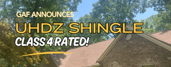 New Class 4 Rating issues for GAF UHDZ Shingle