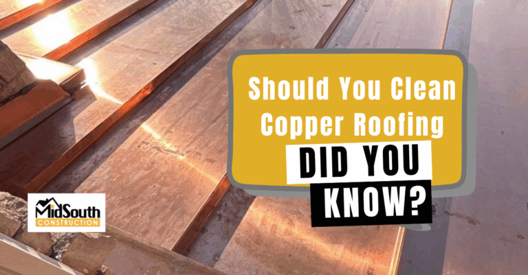 Image showing copper roofing panels with water marks and streaks