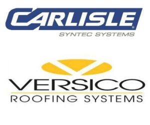 Logo of Carlisle & Versico roofing systems