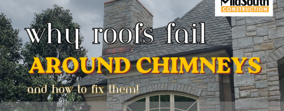 Why roofs leak around chimneys