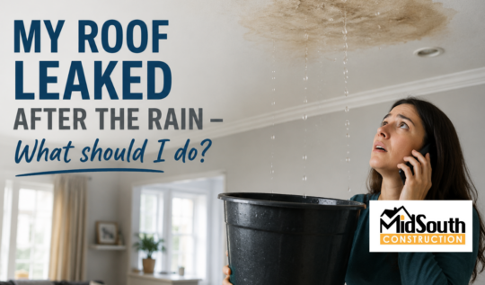 Roof Leaking After Rain